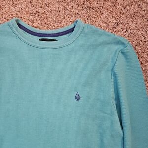 Volcom Teal Long Sleeve Shirt